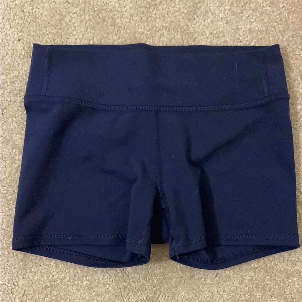 All in Motion Blue Stretchy Athletic Shorts